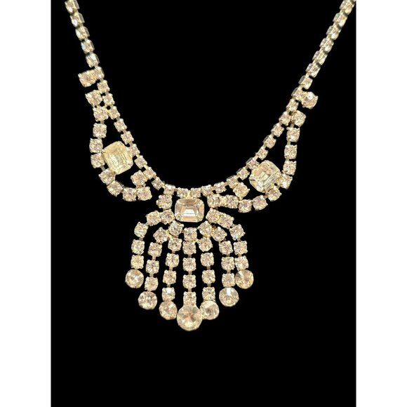 Arabella Bridal Jewelry - Vintage Paste Crystal Necklace